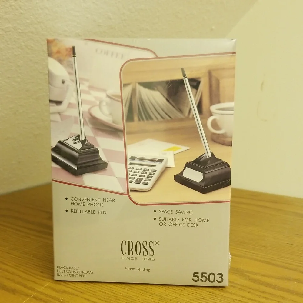 Cross BlackBase/Lustrous Chrome Ball Point Pen 5503 - Picture 3 of 6